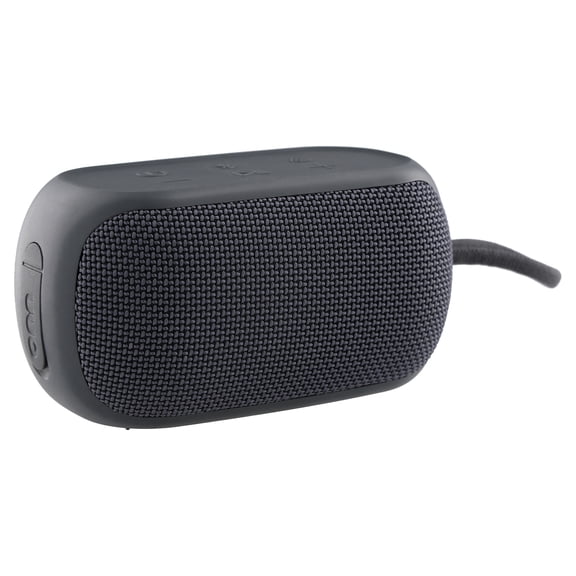 onn Small Rugged Speaker with Bluetooth Wireless Technology, Graystone