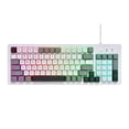 thumbnail image 1 of onn Wired RGB Backlit Keyboard, Arctic White, USB Connection, 1 of 12