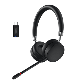 onn PC Wireless Headset, Bluetooth/2.4Ghz, Black