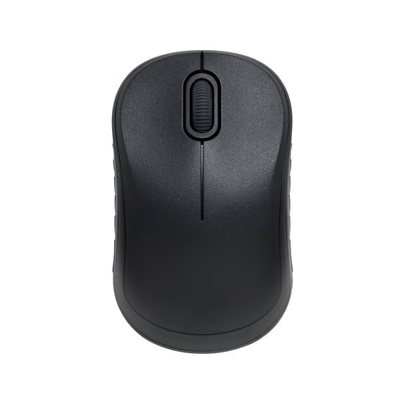 onn Wireless 3-Button Mouse with 2.4 GHz USB Nano Receiver, Gray Stone Finish