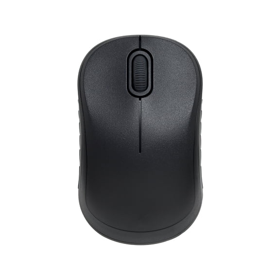 onn Wireless 3-Button Mouse with 2.4 GHz USB Nano Receiver, Gray Stone Finish