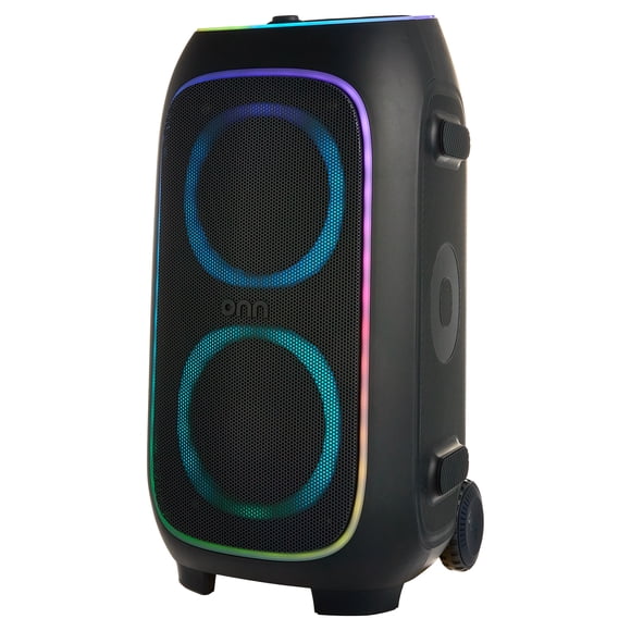 onn XL Wireless Party Speaker with LED Lighting