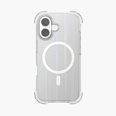 Onn iPhone 16 Case with MagSafe Magnet for Apple phone, Iridescent, Unisex
