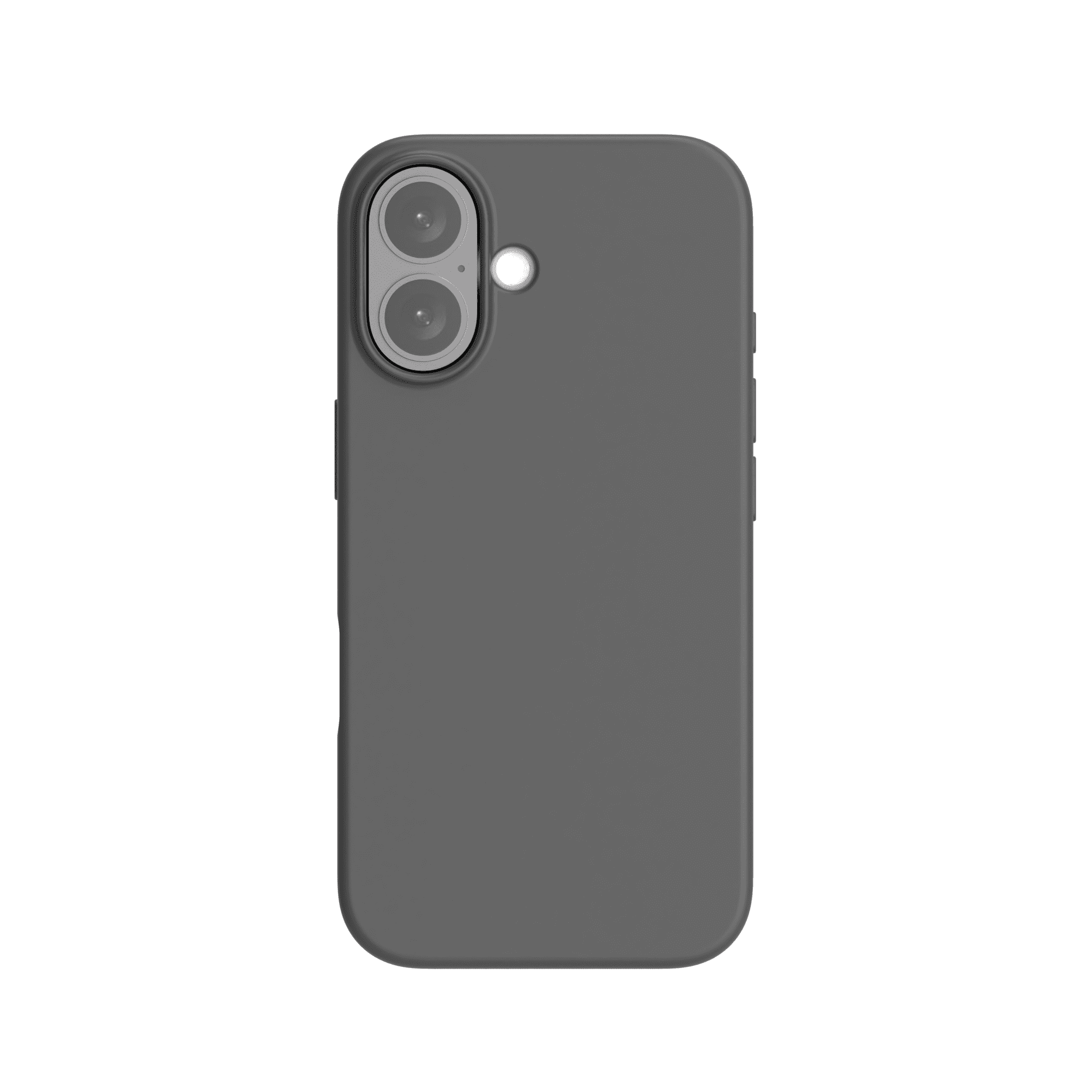 onn iPhone 16 Plus Case, MagSafe Compatible, Silicone – Black