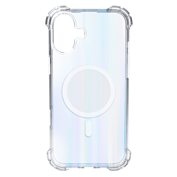onn iPhone 16 Plus Case with MagSafe Magnet for Apple, Iridescent