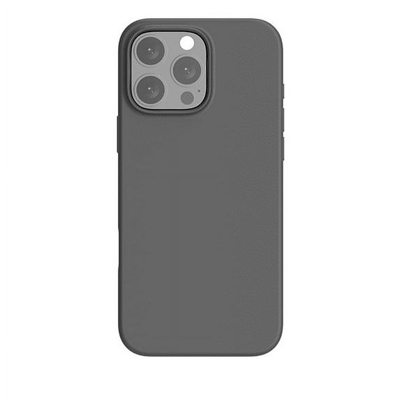 onn Black Silicone Phone Case for iPhone 16 Pro Max with MagSafe Technology