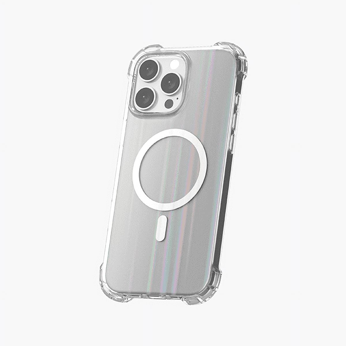 onn Iridescent Phone Case with MagSafe Magnet for Apple iPhone 16 Pro Max