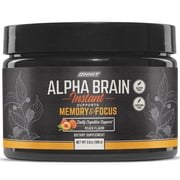 ONNIT Alpha BRAIN  Instant Nootropic Powder, Peach Flavor, 30 Servings
