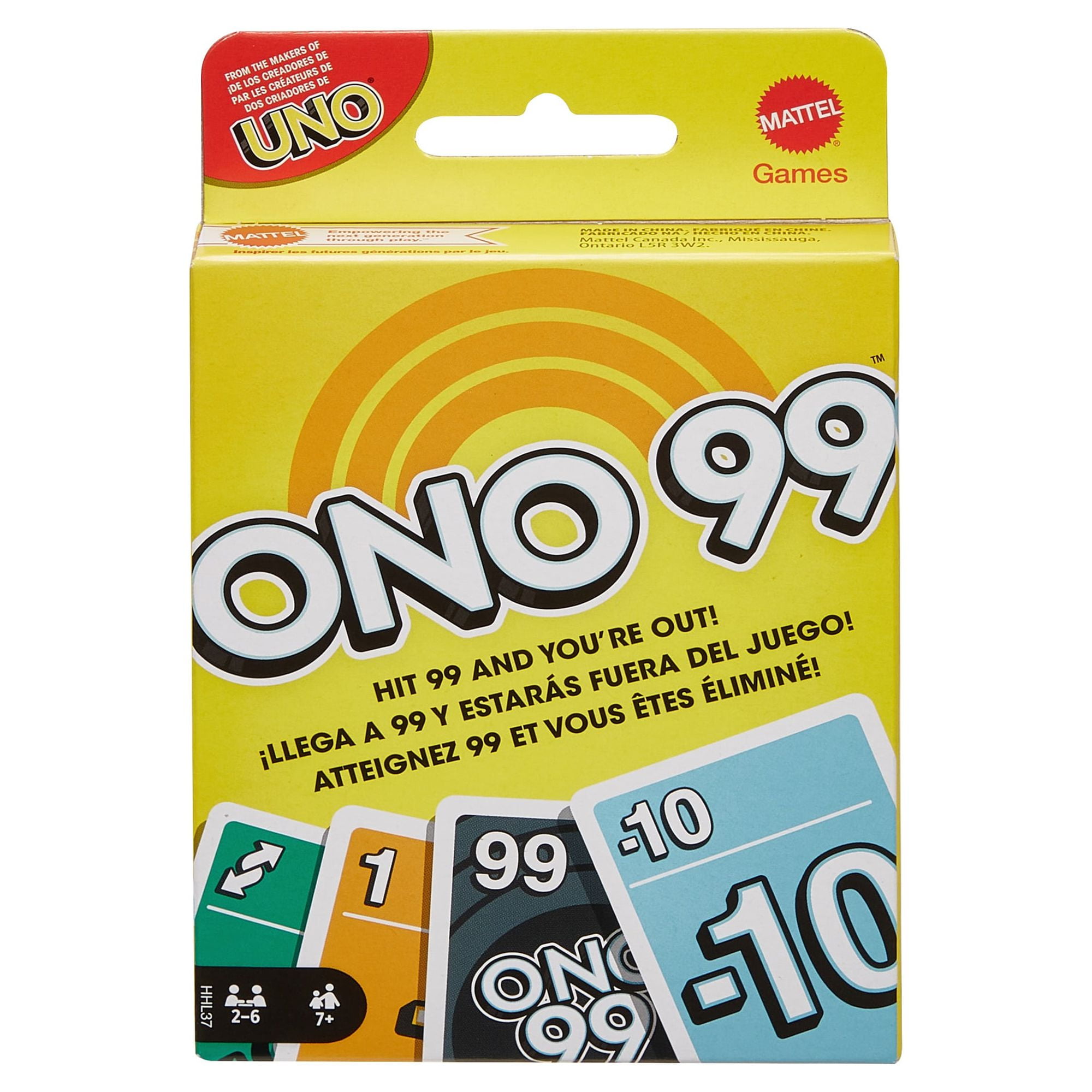 Ono 99 Card Game