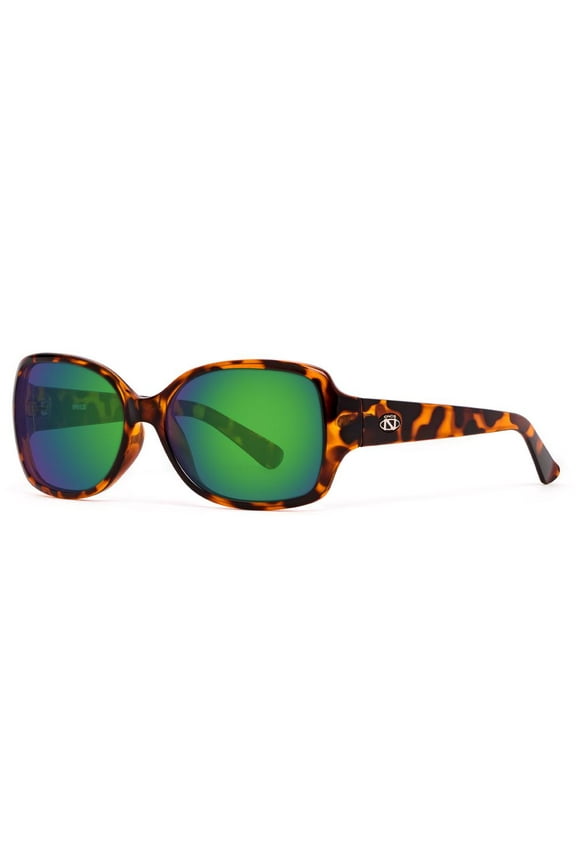 Breeze Green Polycarbonate Lens Tortoise Frame Sunglasses