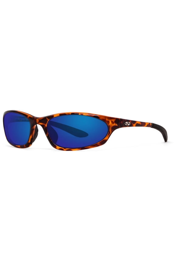 Ocracoke Blue Mirror Polarized Tortoise Frame Sunglasses