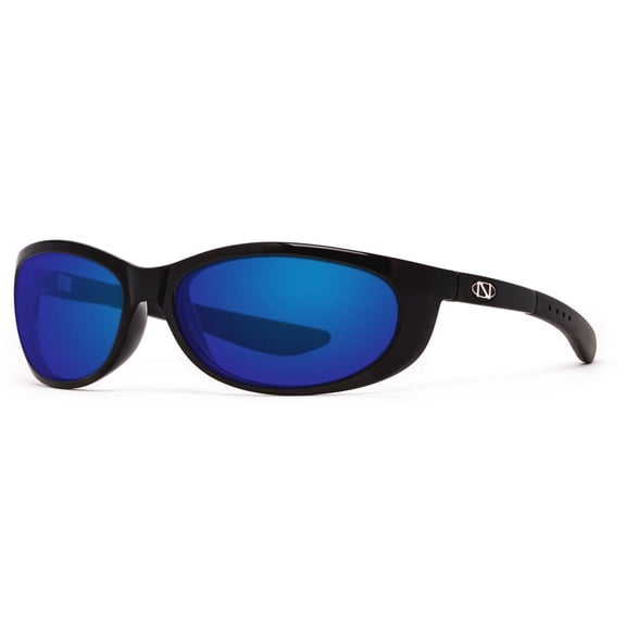 ONOS PETIT BOIS Blue Mirror POLARIZED Black Frame Sunglasses