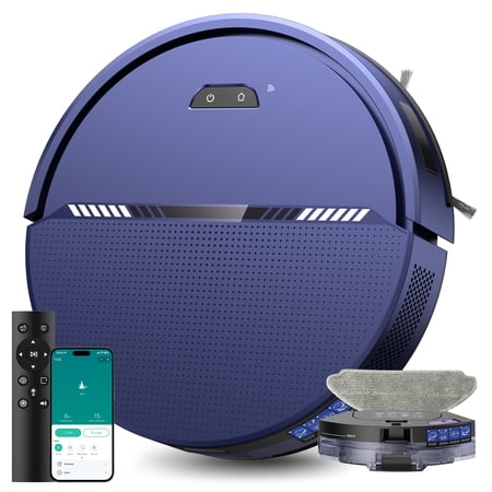 ONSON Robot Vacuum Cleaner, 8000PA Poweful Suction, 2 in 1 Mop Combo for Pet Hair, Hard Floor