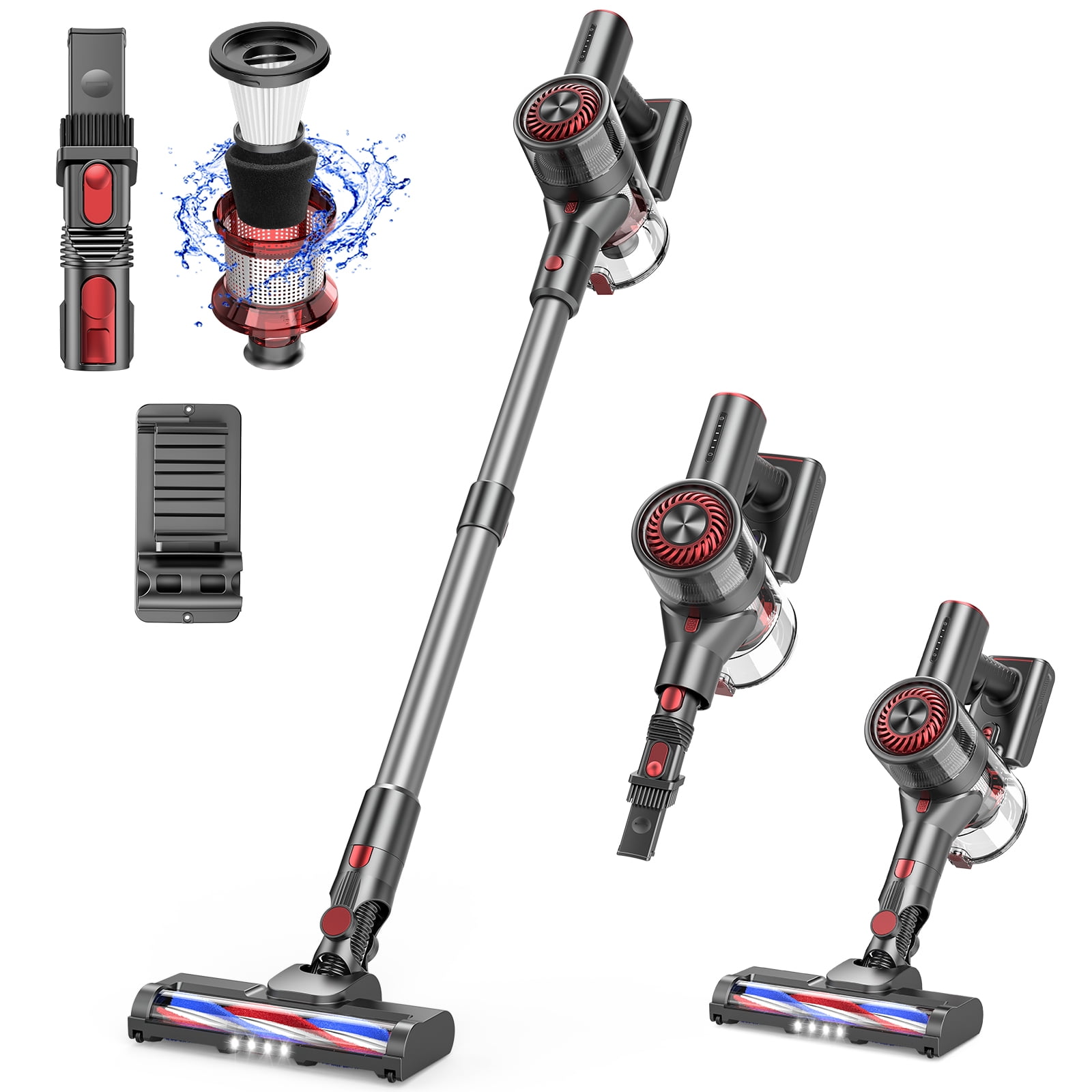 Open Box ONSON HOME Cordless Stick Vacuum Cleaner Powerful Suction Lightweight Vacuum Cleaner for Hard Floor