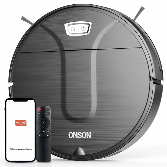ONSON BR151 Robot Vacuum Cleaner, Robot Vacuum and Mop Combo Compatible with Alexa, Blue
