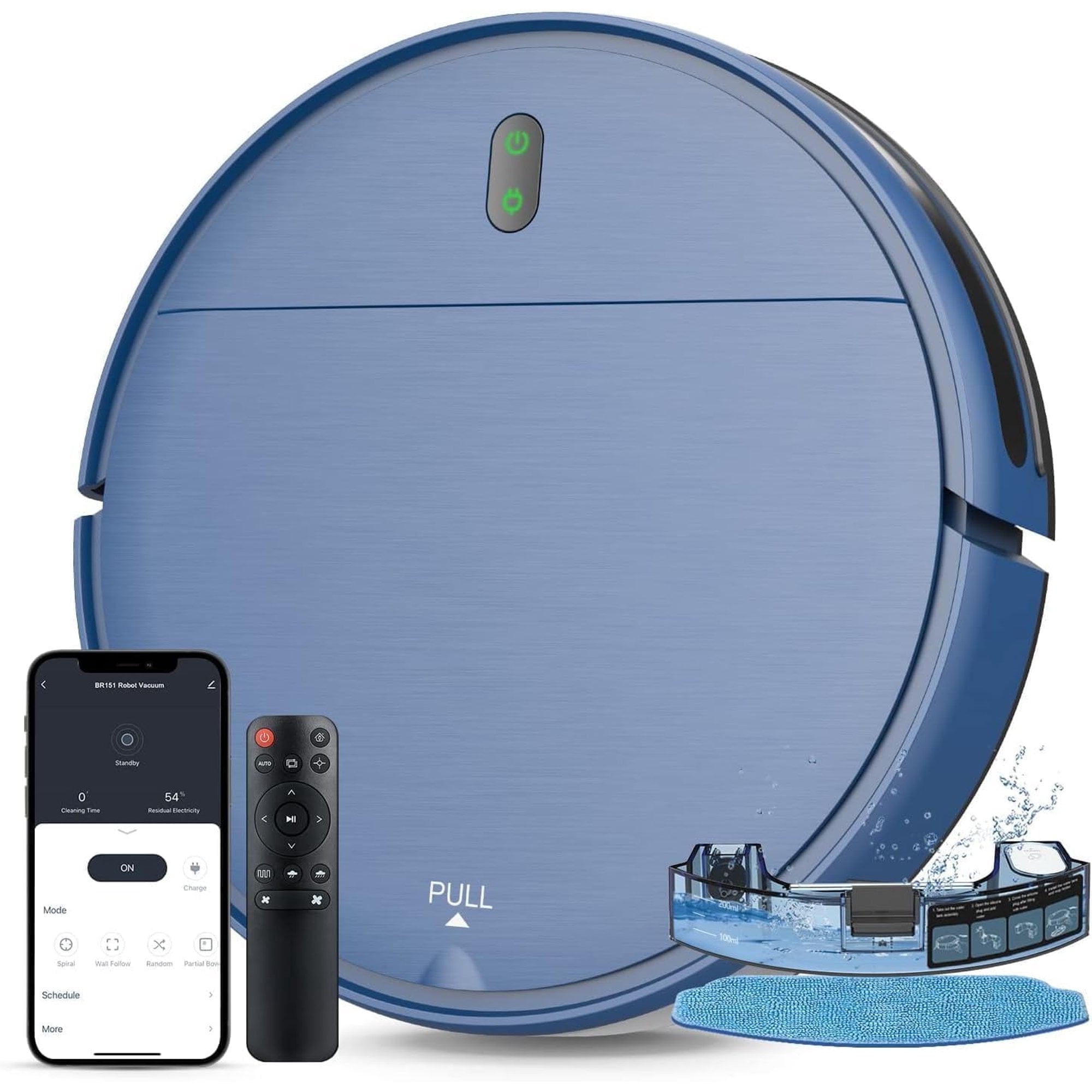 ONSON Robot Vacuum Cleaner, Robot Vacuum and Mop Combo with WIFI/Alexa for Pet Hair and Hard Floor  (图1) ONSON Robot Vacuum Cleaner, Robot Vacuum and Mop Combo with WIFI/Alexa for Pet Hair and Hard Floor  (图1)