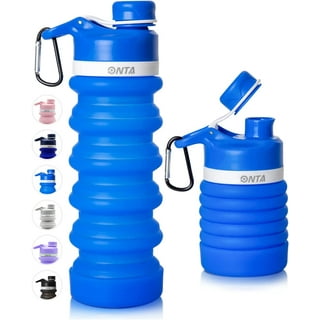 Activiva Collapsible Reusable Water Bottle with Carabiner Clip Light Weight  Leak Proof Foldable Drin…See more Activiva Collapsible Reusable Water