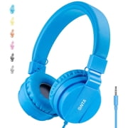 ONTA Kids Headphones for Boys Girls - Child Student Headset Wired Plug Toddler Earphones School Teen on Ear for Computer | Laptop | Plane Travel | Game, Blue