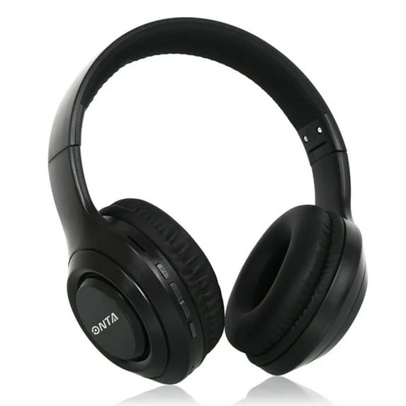 ONTA V58 Deep Bass Wireless Over-Ear Headphones, Black