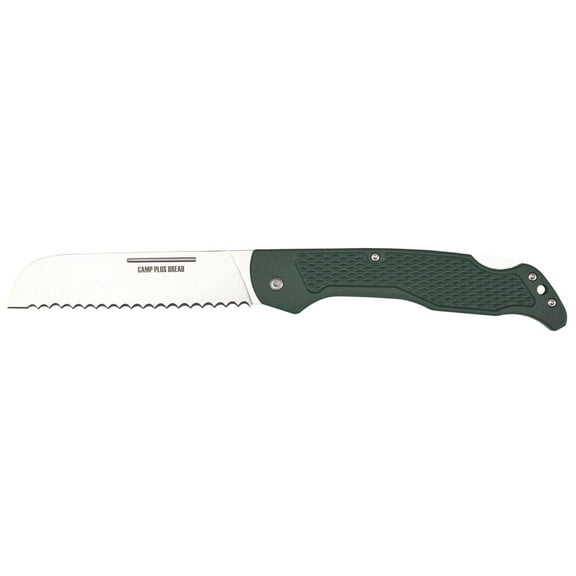 ONTARIO KNIVES Camp Plus Bread Lockback 4310 Knife Stainless Steel & Green GFN