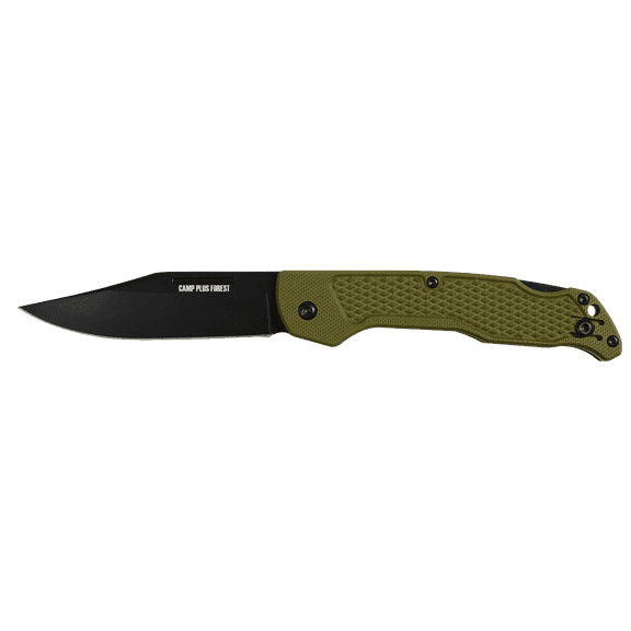 ONTARIO KNIVES Camp Plus EDC OD Green 4315 Stainless Lockback Pocket Knife
