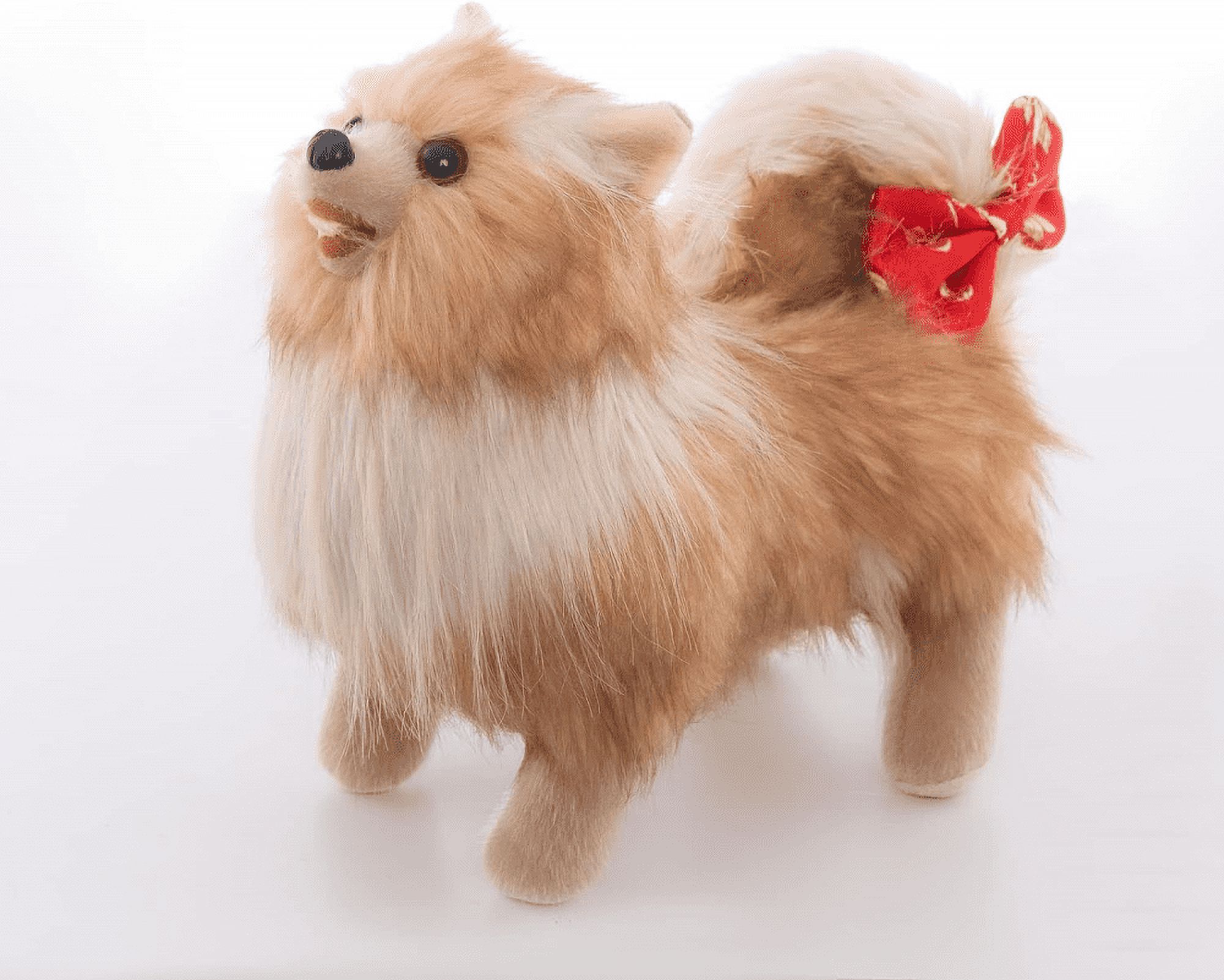 ONXE 11.5 Inch Pomeranian Puppy Toys Dog Plush Stuffed Animal