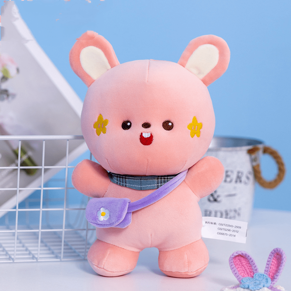 ONXE 8"Rabbit Plush Toy, Cute Rabbit Plush Pillow Soft Plushies Squishy