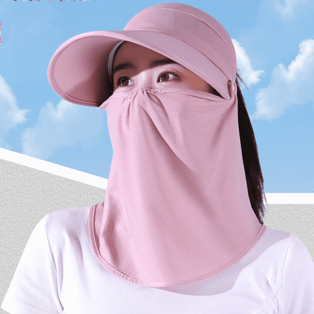 ONXE Foldable Sun Cap, Fishing Hats, UPF 50+ Protection Caps with Face