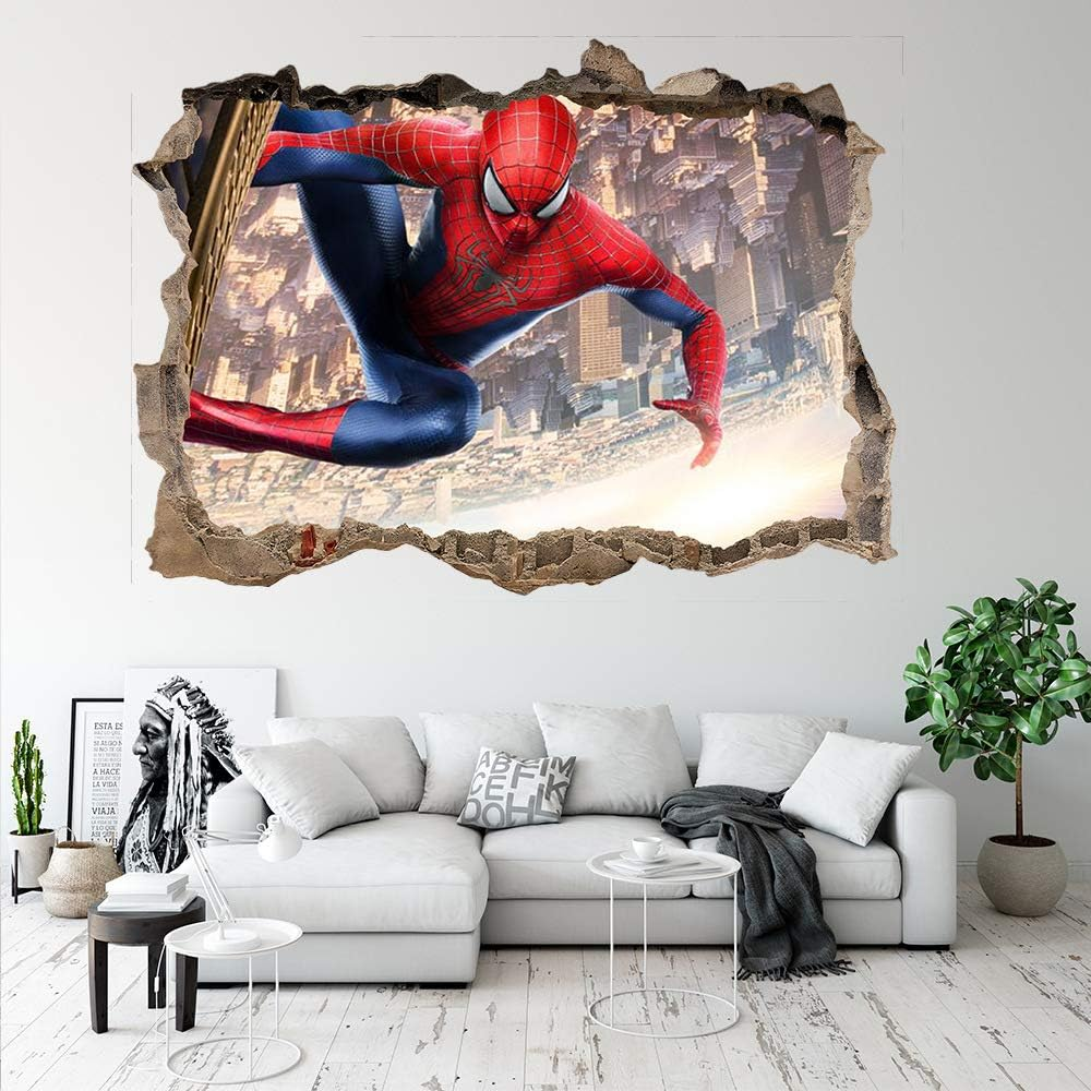 ONXE Superhero Wall Stickers DIY Removable SpiderMan Wall Decals