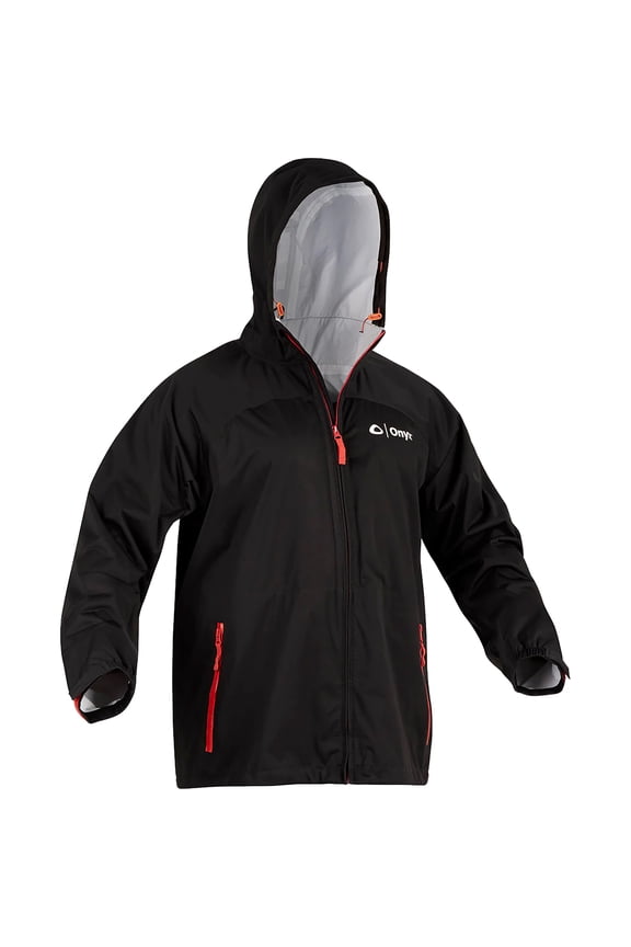 ONYX HYDROMAX RAIN JACKET MEDIUM - BLACK