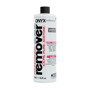 ONYX Professional 100% Pure Acetone Maximum Strength Nail Polish Remover 16 fl oz.