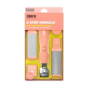 ONYX Professional 3 Step Miracle 3-in-1 Callus Removing Tool Kit