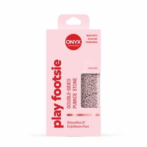 ONYX Professional Play Footsie Double-Sided Siliglass Foot Pumice Stone