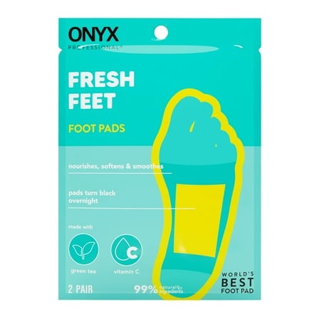 (2 pack) ONYX Professional Fresh feet Foot Pads, 2 Pairs, One Size