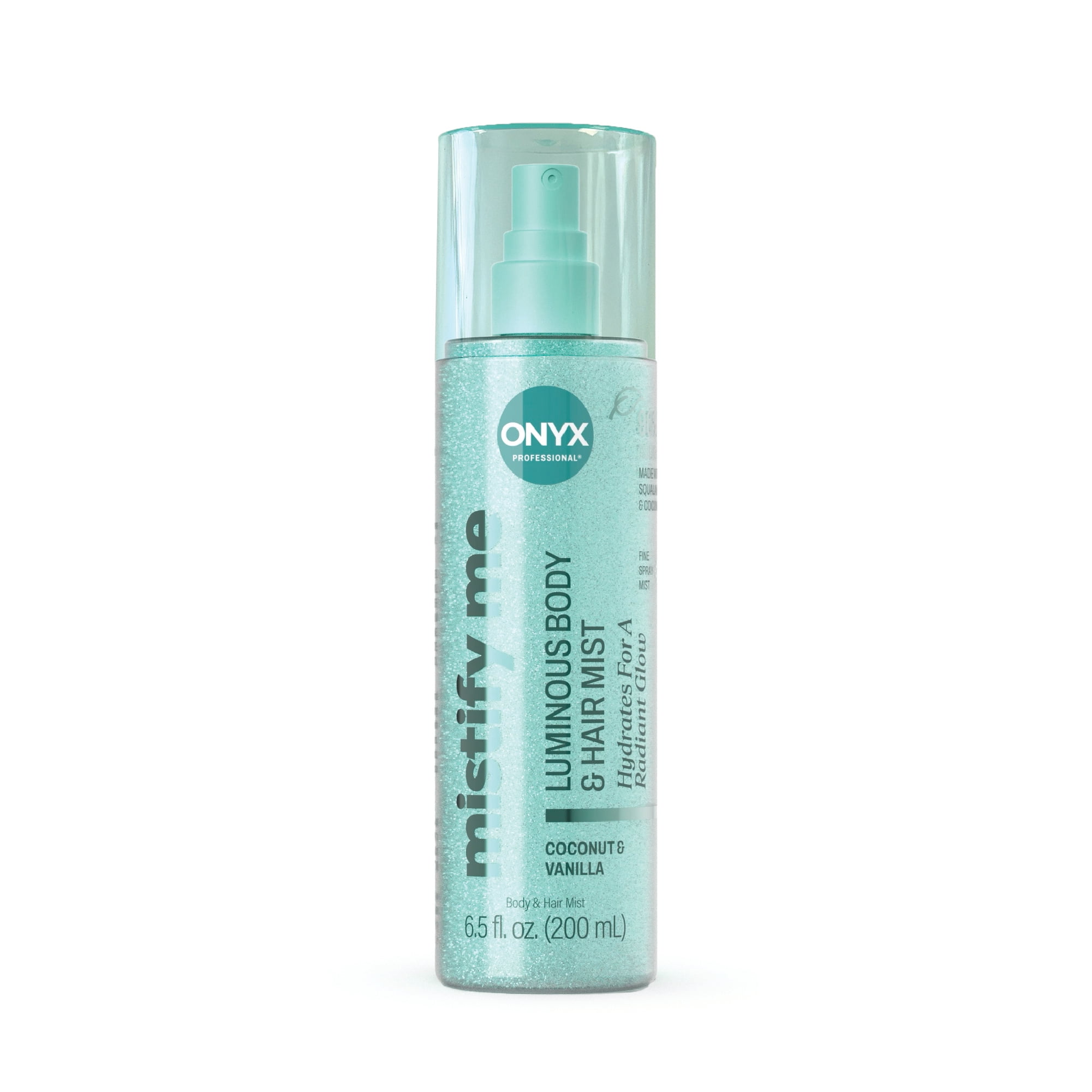 Onyx Professional Mistify Me Luminous Body and Hair Mist, Coconut and Vanilla, 6.5 fl oz.