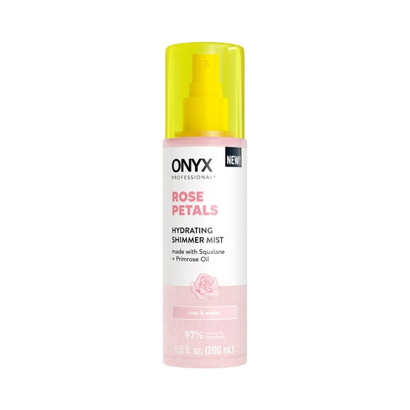 ONYX Professional Hydrating Shimmer Body Mist, Rose Petals, 6.5 fl oz.