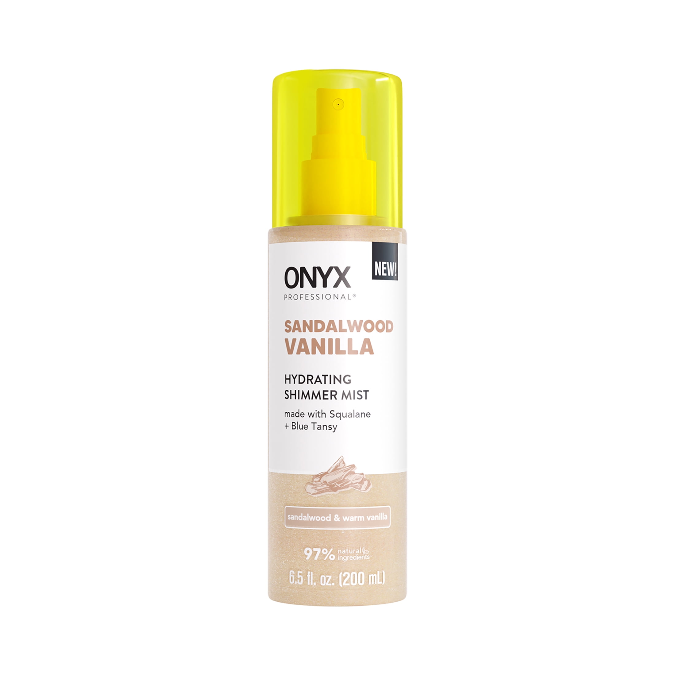 ONYX Professional Hydrating Shimmer Body + Hair Mist, Sandalwood