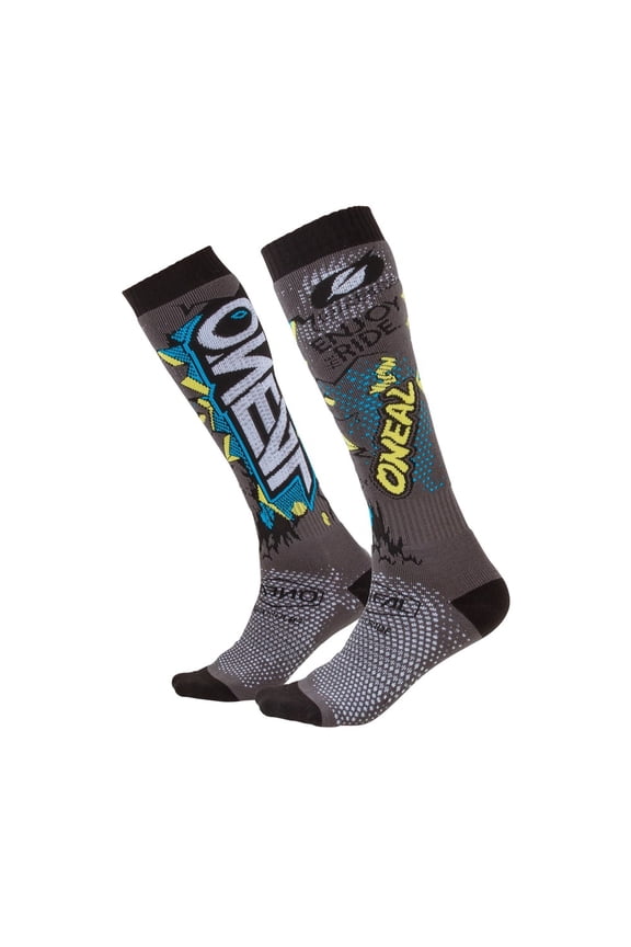 ONeal Pro MX Villain Socks (OSFM, Gray)