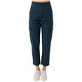 thumbnail image 1 of ONeill Womens Heather Casual Cargo Pants, Blue, 31, 1 of 1