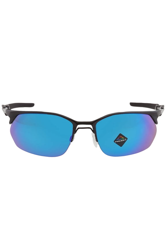 OO4145 Wire Tap 2.0 Sunglasses, Satin Black/Prizm Sapphire, 60mm