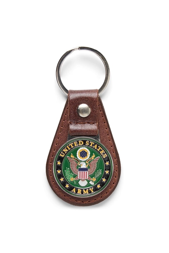 U.S. Army Leather Keychain