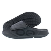 OOFOS OOahh Sport Flex Slide Unisex Shoes Size 11, Color: Black