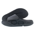 thumbnail image 1 of OOFOS OOahh Sport Flex Slide Unisex Shoes Size 12, Color: Slate, 1 of 4