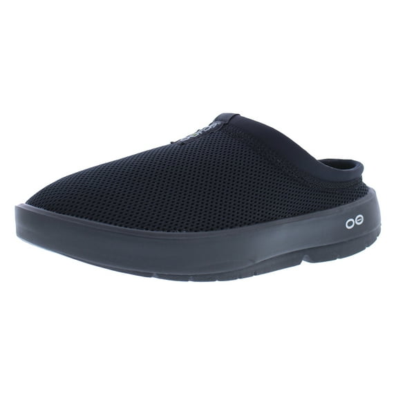 OOFOS OOcoozie Sport Mule Womens Shoes Size 8, Color: Black/Black