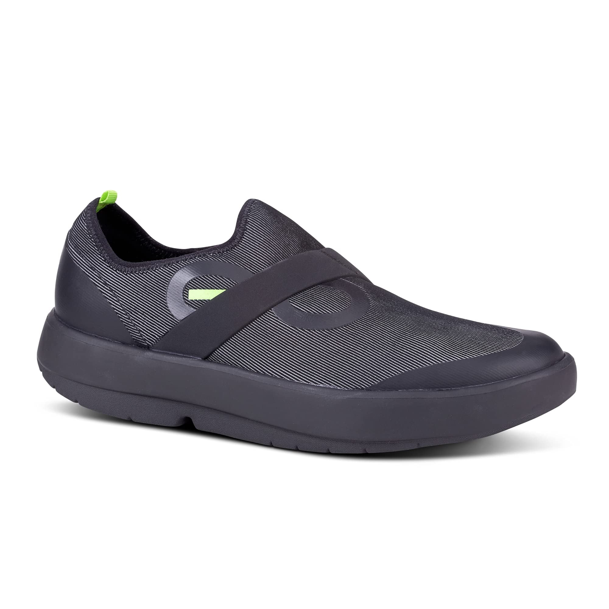 OOFOS mens Sneaker 11 Black Grey Walmart