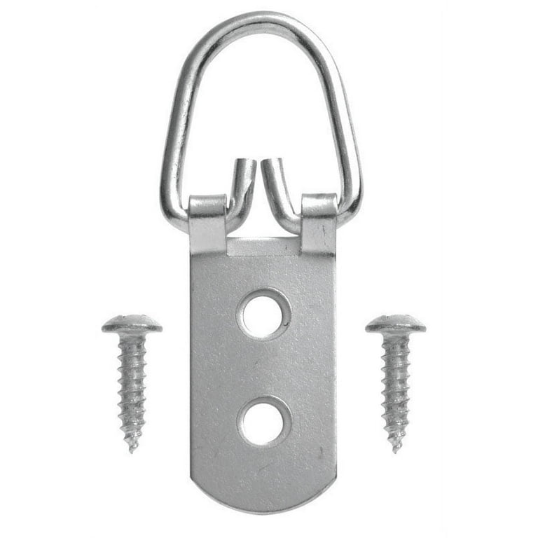 Ook D-Ring Hanger 75 lb 2 pk Ook D-Ring Hanger 75 lb 2 pk