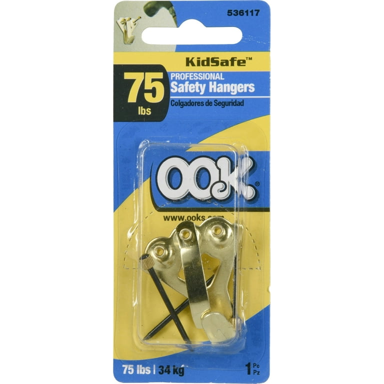 OOK 536117 Kid Safe Single Interlocking Picture Hanger (75lb