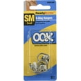 thumbnail image 1 of OOK 536129 ReadyNail Brass Small D-Ring Hangers and Screws, 3 Sets, 1 of 5