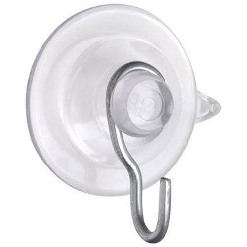 OOK 54402 Suctions Cups with Hooks, 5 lbs, Medium, 6-Piece