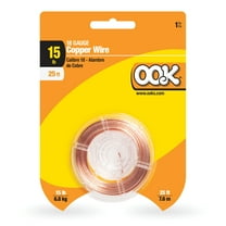 (3 pack) Ook Hanging Wire, 25 ft, 15 lbs, 18 Gauge Wire, Copper